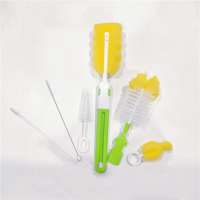 Amiami baby bottle brush baby nipple brush for 6 pcs / set